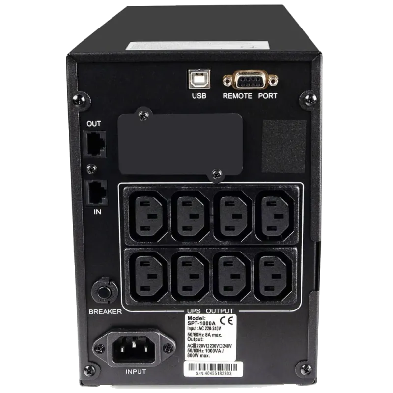 Powercom SPT-1000-II LCD IEC Источник бесперебойного питания