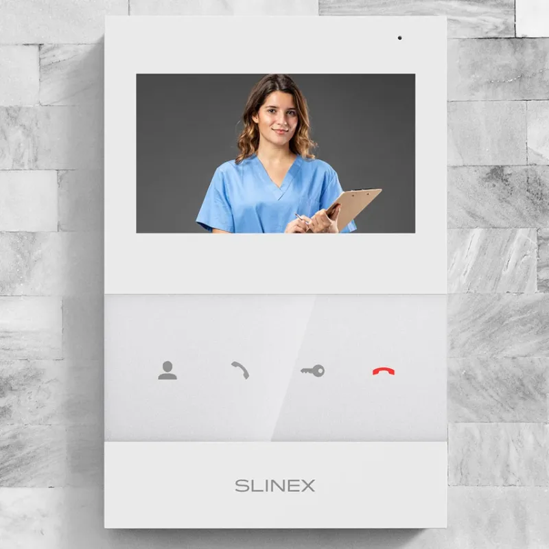 Slinex SQ-04 White + ML-17HR Graphite Комплект видеодомофона