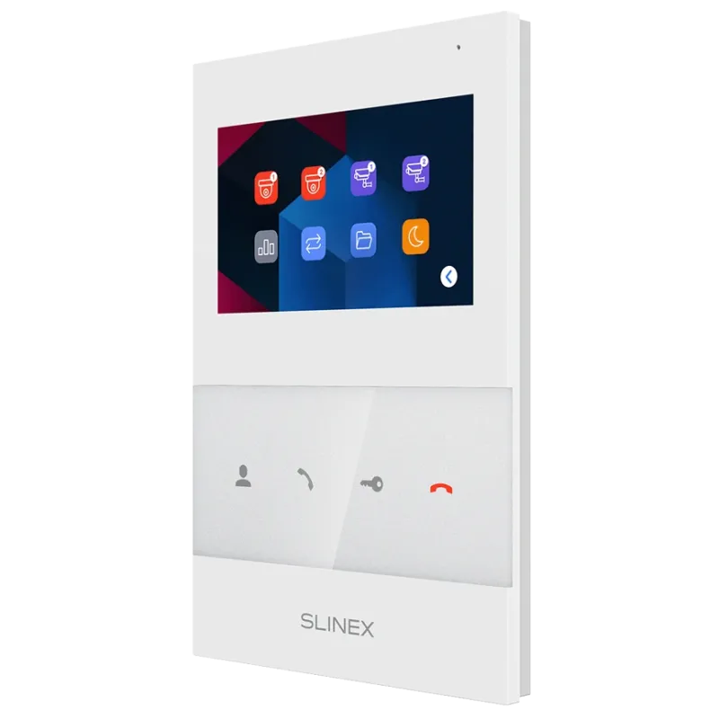 Slinex SQ-04 White + ML-16HR (чорний) Комплект відеодомофону