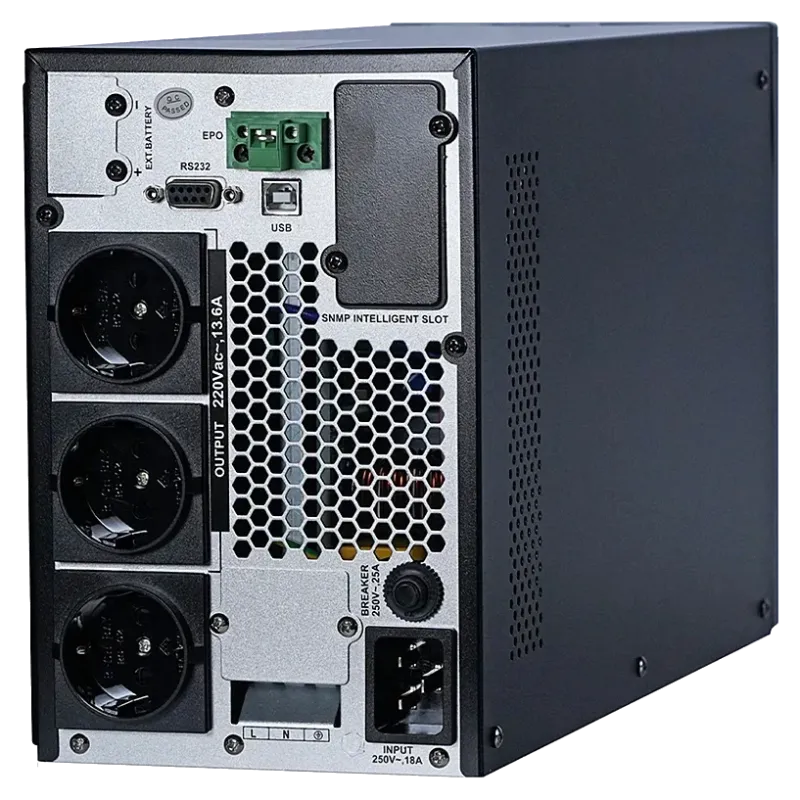 Kraft KRF-T3000VA/2400W(LCD) Pro Online Джерело безперебійного живлення