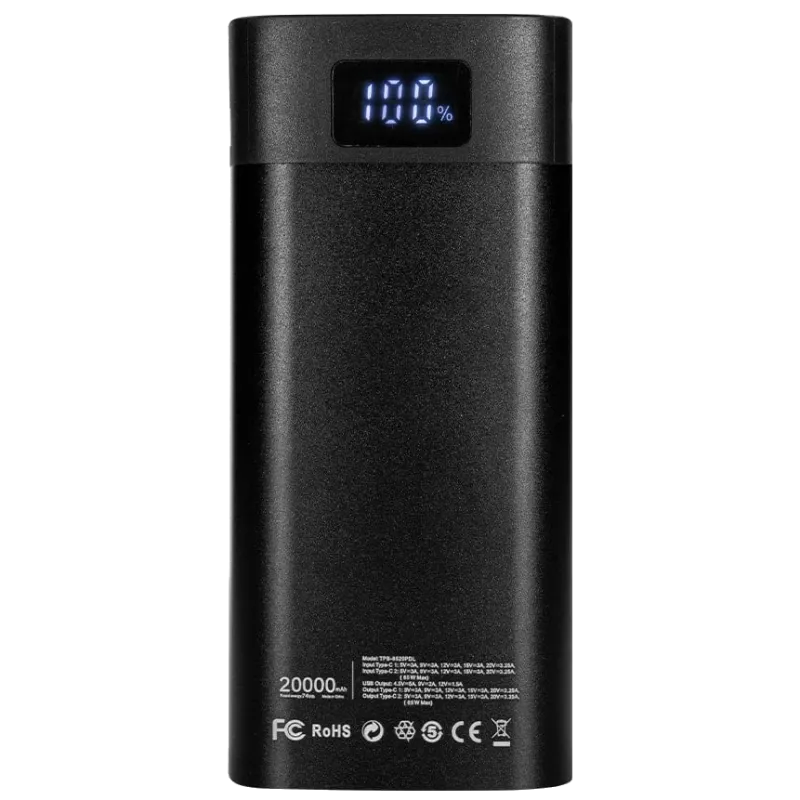 Trinix TPB-6520PDL (20000 mAh) Black Повербанк