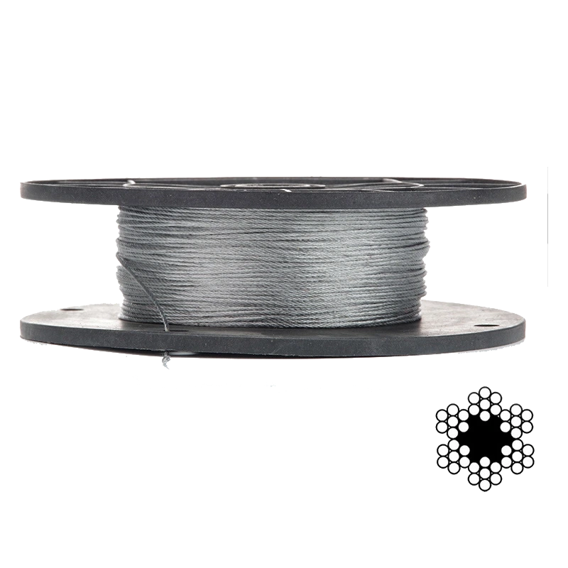 APRO 1,5мм DIN 3055 (6x7) бухта 200м Трос оцинкований