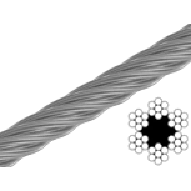 3 мм 6х7+1FC цб бухта 200м Трос