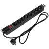 Trinix TRX-PDU/8M-16А Black Блок розеток
