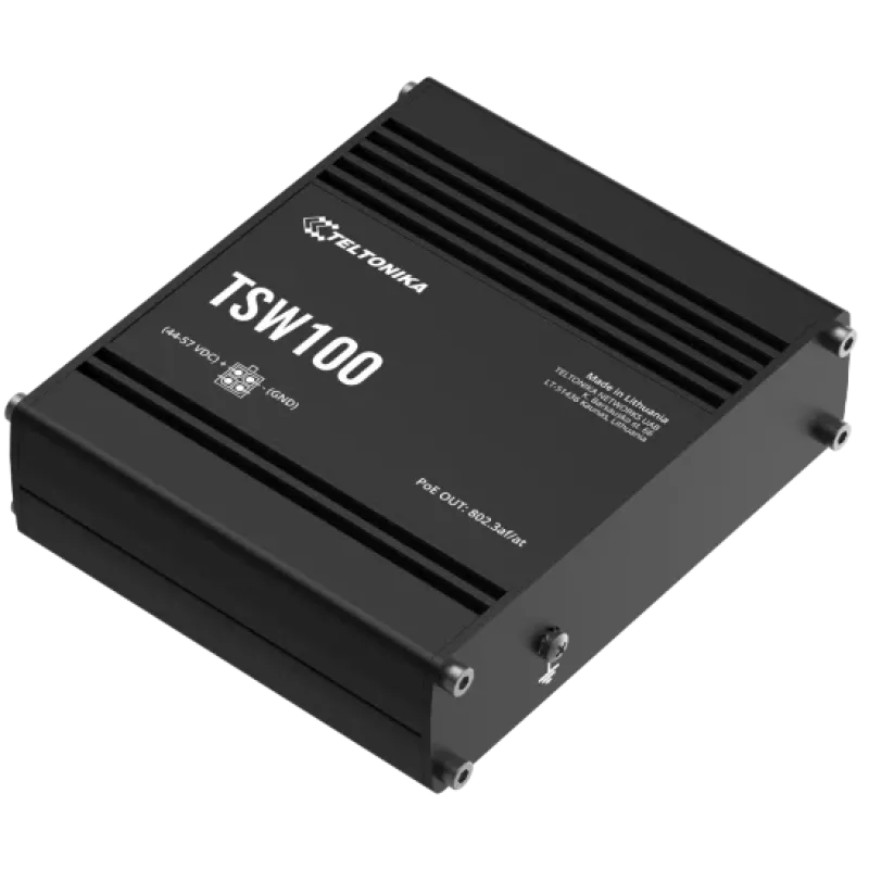 Teltonika TSW100 POE+ Комутатор 5 портів некерований