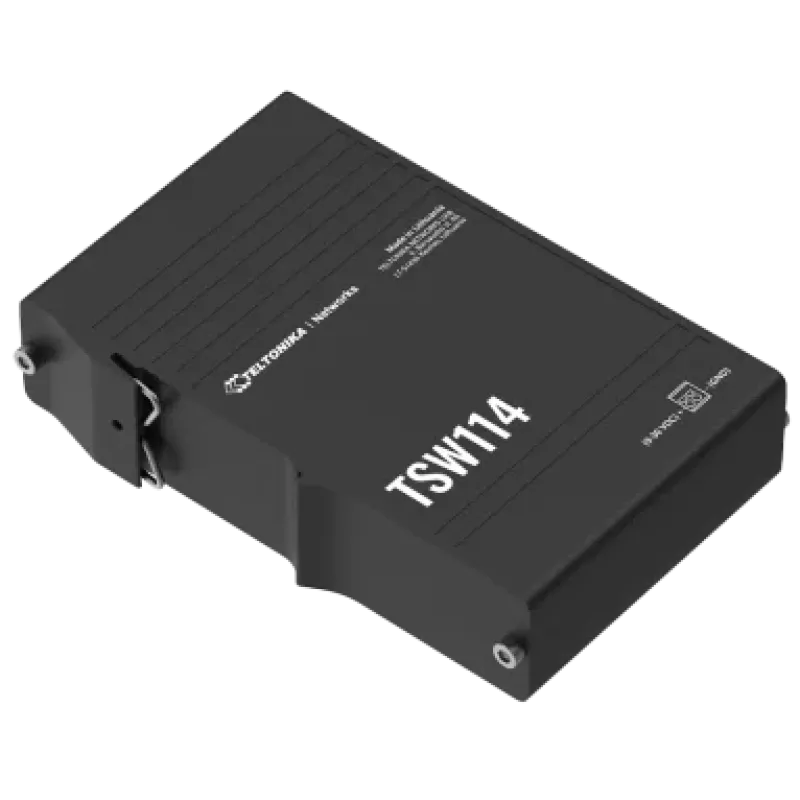 Teltonika TSW114 Коммутатор 4 порта неуправляемый