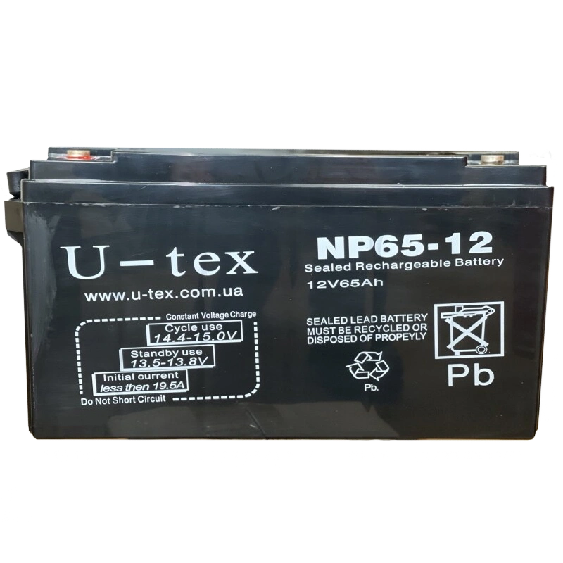 U-tex 12В / 65 Ah Аккумулятор