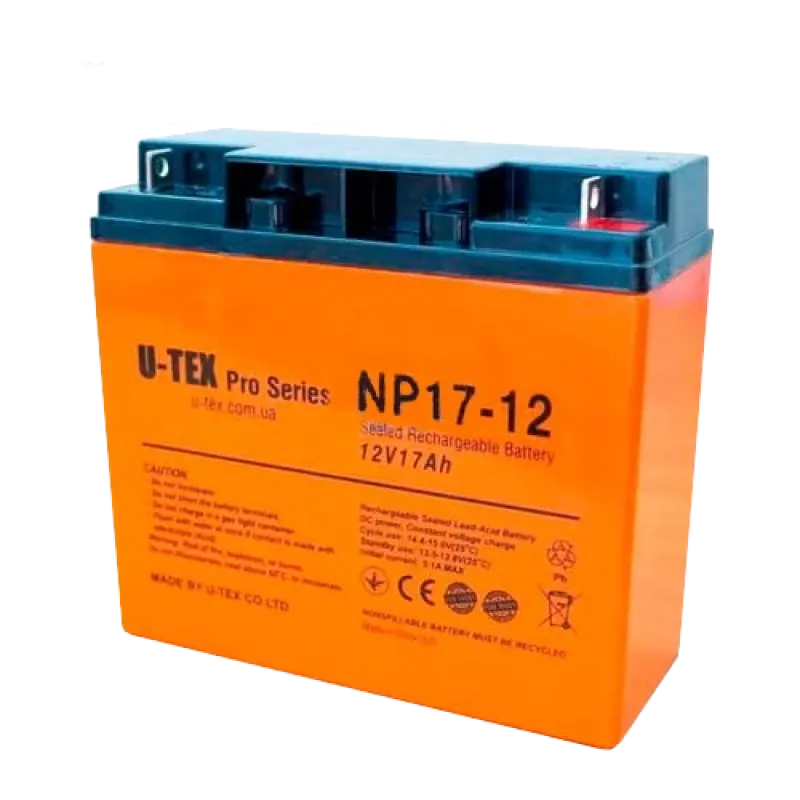 U-tex PRO 12В / 17 Ah Аккумулятор