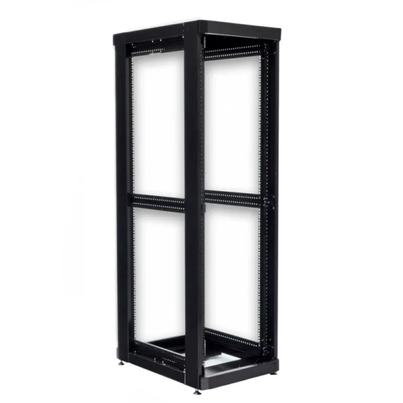 UA-MGSE4268MPB Шкаф 19" 42U, 610х865 мм (Ш*Г), усиленный, перфорированная дверь (66%), черный