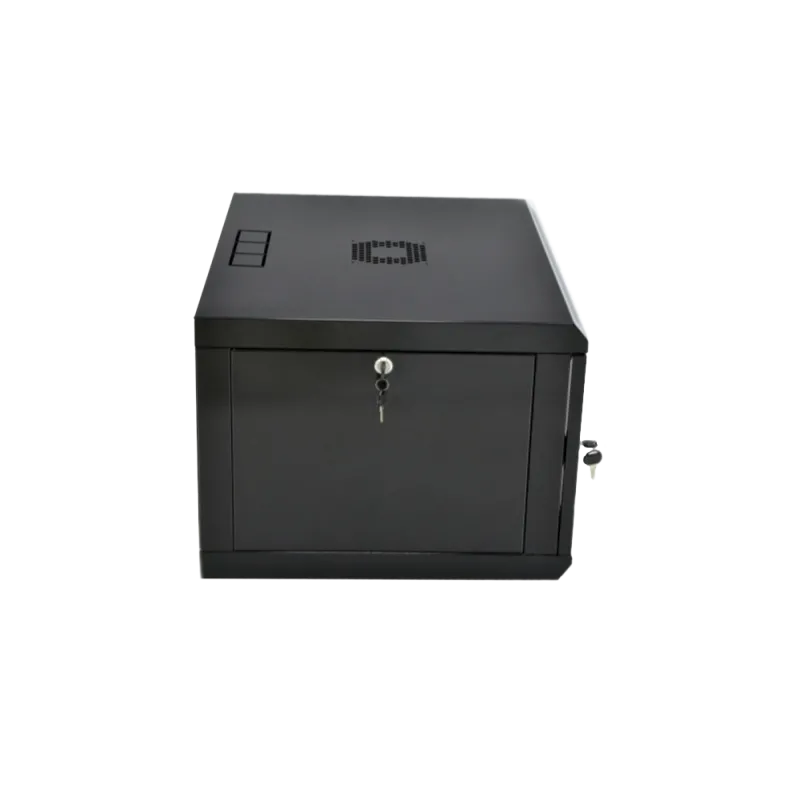 6U Шкаф 19" , 600x500x373мм (Ш*Г*В), эконом, акриловое стекло, черный