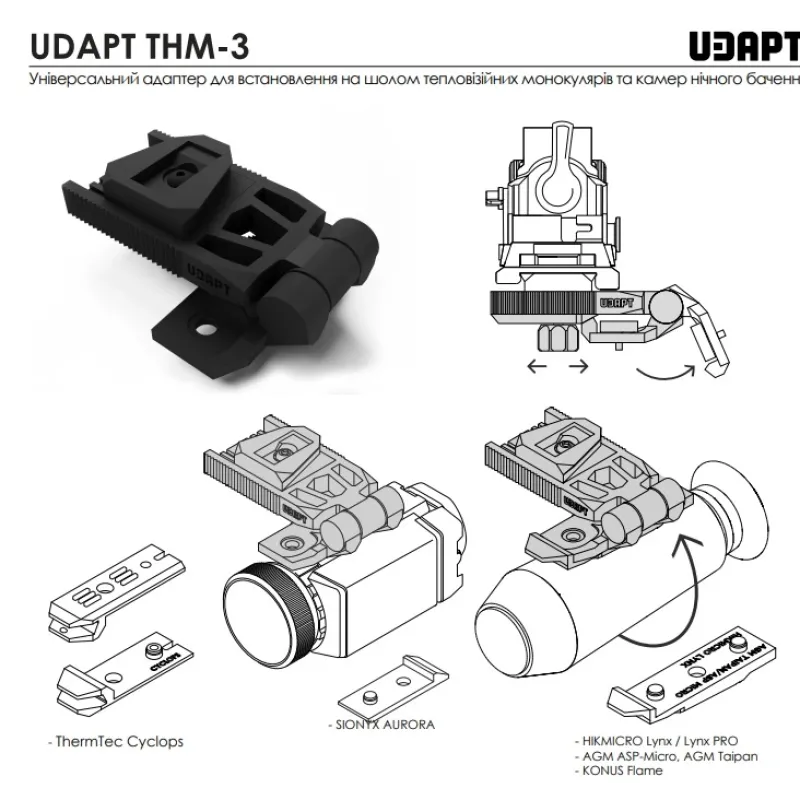 THM-3 Адаптер для тепловизоров универсальный