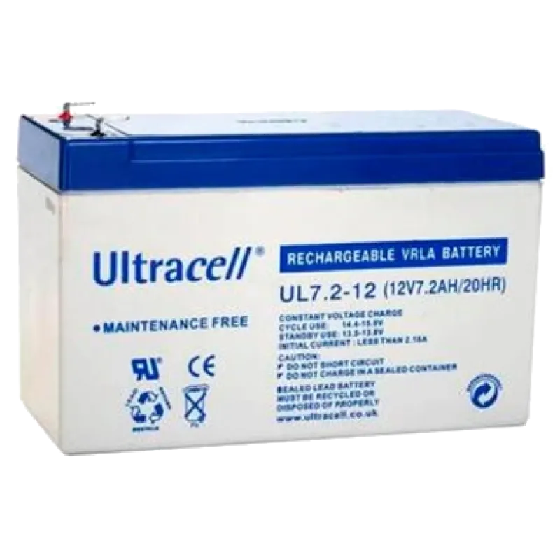 Ultracell UL7.2-12 AGM 12V 7,2 Ah Акумуляторна батарея