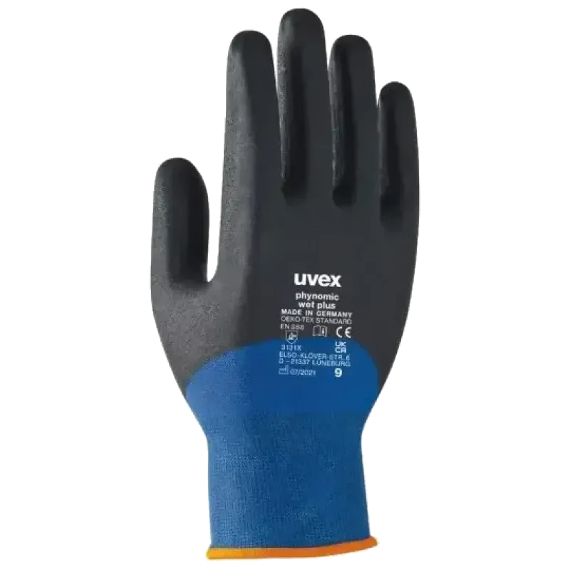Uvex Phynomic wet plus р.9 (6006109) Рукавички захисні