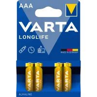 VARTA LONGLIFE BLI 4 ALKALINE Батарейка AAA