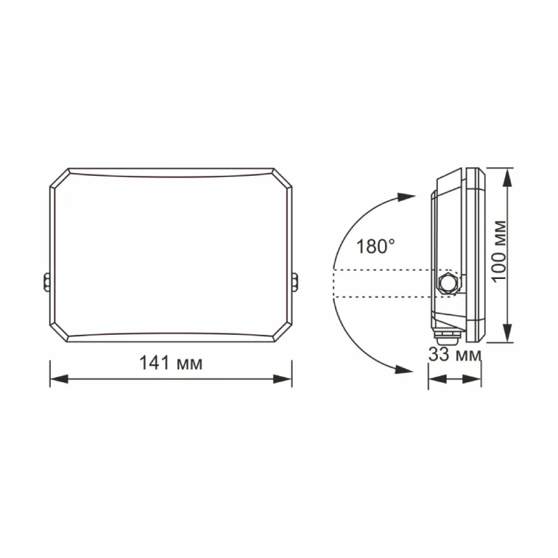 VIDEX F3 30W 5000K 220V LED прожектор