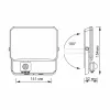 VIDEX F3 30W 5000K 220V LED прожектор с датчиком движения