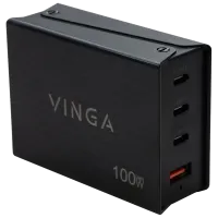 Vinga GaN 100W PD+QC Зарядное устройство