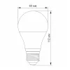 VIDEX A60e 10W E27 4100K 220V LED лампа