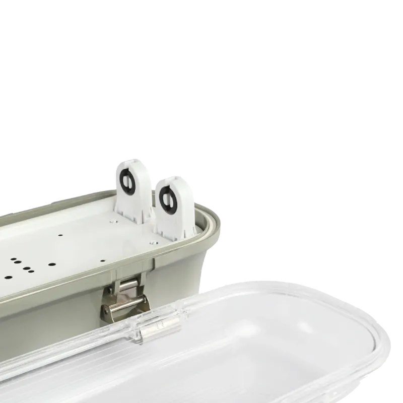 VIDEX 0,6М 220V LED светильник IP65 линейный под лампу 2хТ8