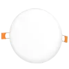 VIDEX 9W 4100K 220V LED світильник безрамковий  круглий