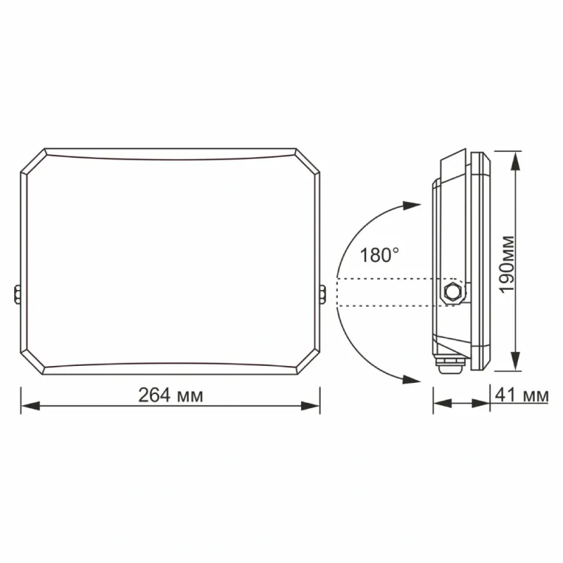 VIDEX F3 100W 5000K 220V LED прожектор