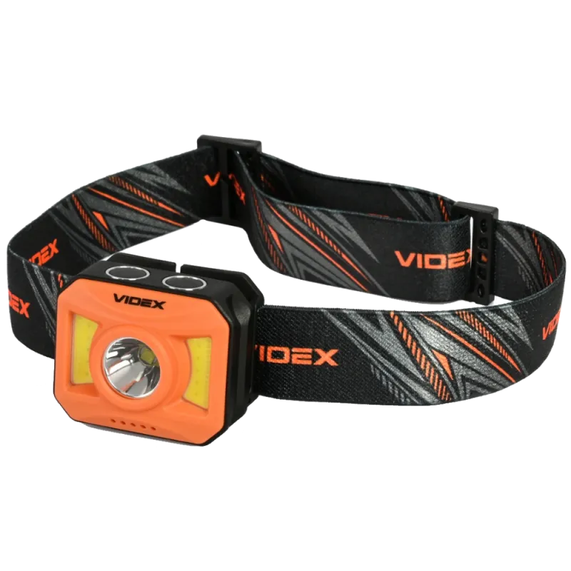 VIDEX VLF-H085-OR 400Lm 5000K Налобный светодиодный фонарик