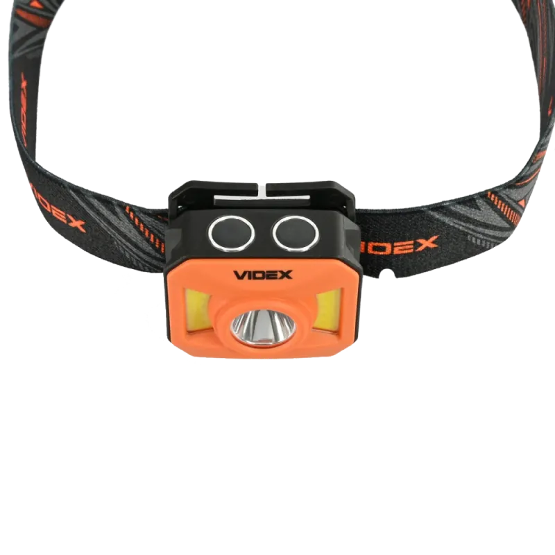 VIDEX VLF-H085-OR 400Lm 5000K Налобный светодиодный фонарик