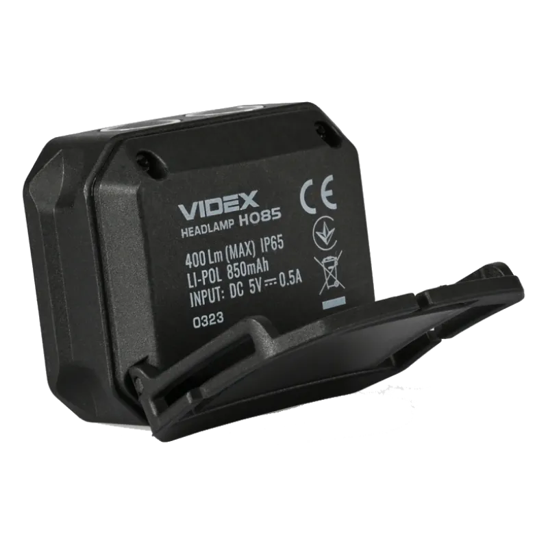 VIDEX VLF-H085-OR 400Lm 5000K Налобный светодиодный фонарик