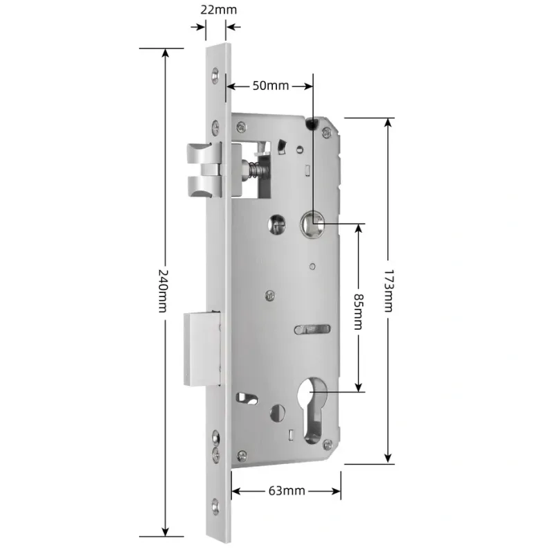 SEVEN LOCK 5085 Врізна частина