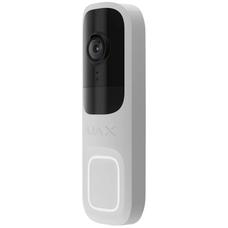 Ajax Doorbell White RAL 9003 Видеозвонок
