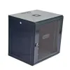 19"12U, 600x600x640мм Шкаф эконом,акриловое стекло, черный