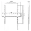 Gembird WM-55F-02 32-55" 40 кг Кронштейн для телевізора