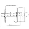 Gembird WM-70T-02 37-70" 40 кг Кронштейн для телевізора