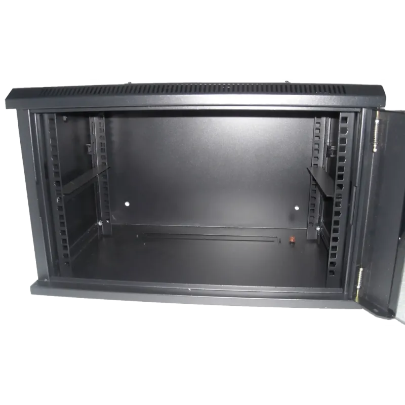 Hypernet WMNC-15U-FLAT-AC-BLACK Шафа коммутаційна настінна 15U 600x450 розбірна