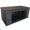 Hypernet WMNC-350-4U-FLAT-BLACK Шафа коммутаційна настінна розбірна чорна