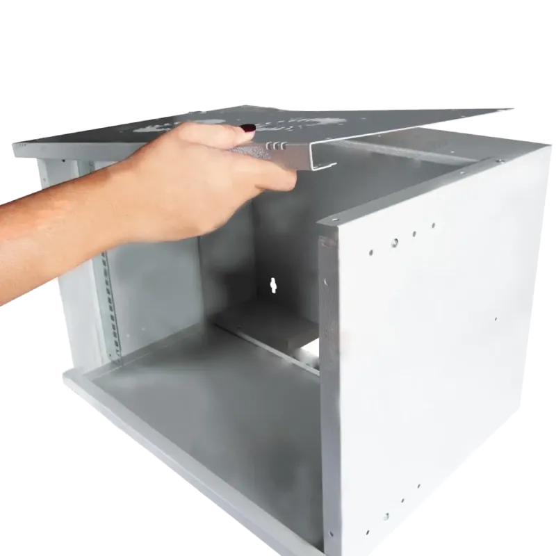 Hypernet WMNC-40-4U-SOHO-FLAT Шафа SOHO коммутаційна настінна 4U 540x400 розбірна