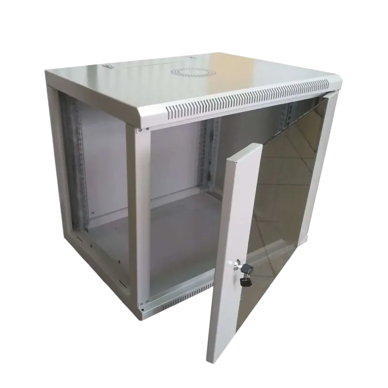 Hypernet WMNC66-9U-FLAT Шафа настінна розбірна 9U 600x600х507 мм