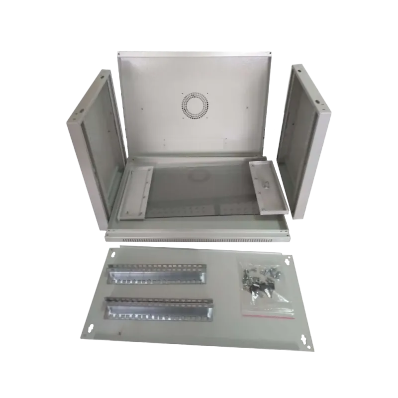 Hypernet WMNC66-9U-FLAT Шафа настінна розбірна 9U 600x600х507 мм