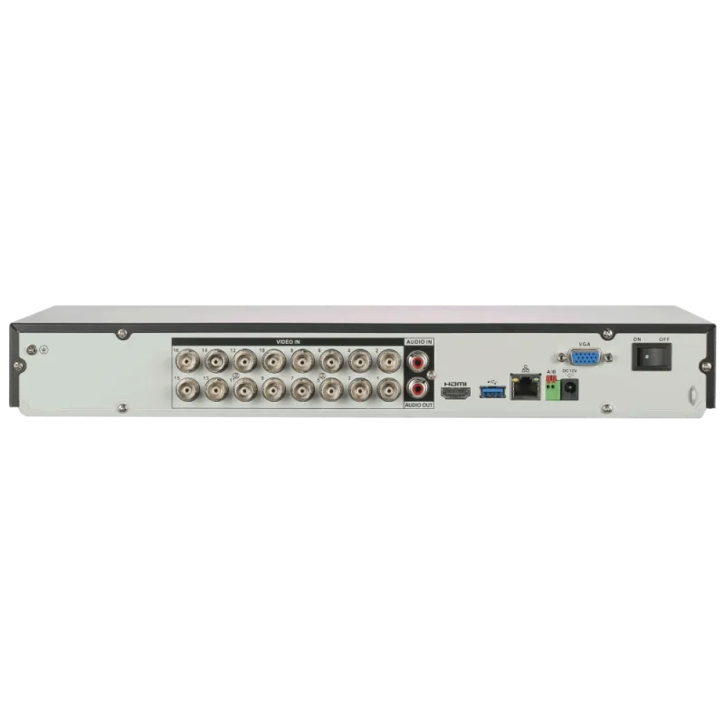 DH-XVR5216AN-4KL-I3 16-канальний 4K-N/5MP 1U 2HDD WizSense Відеореєстратор Dahua