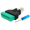 RJ-45(M) (8 контактів) з клемами під кабель Роз'єм